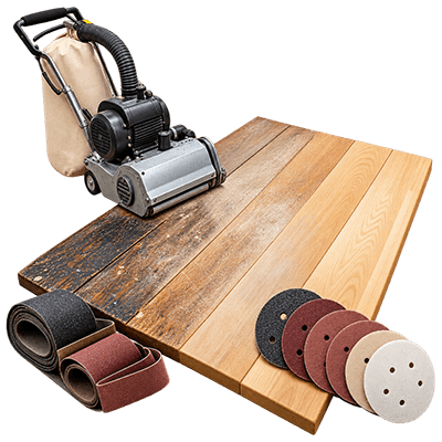 Staged sanding