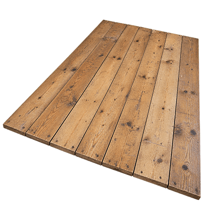 Traditional floorboards